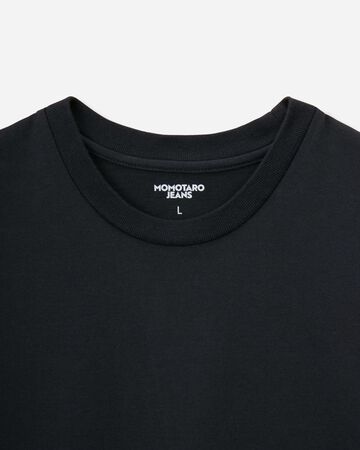 SUVIN COTTON S/S TEE-REGULAR FIT,BLK, large image number 4
