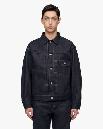 #001 STANDARD DENIM JACKET 14.7oz,Indigo, large image number 0