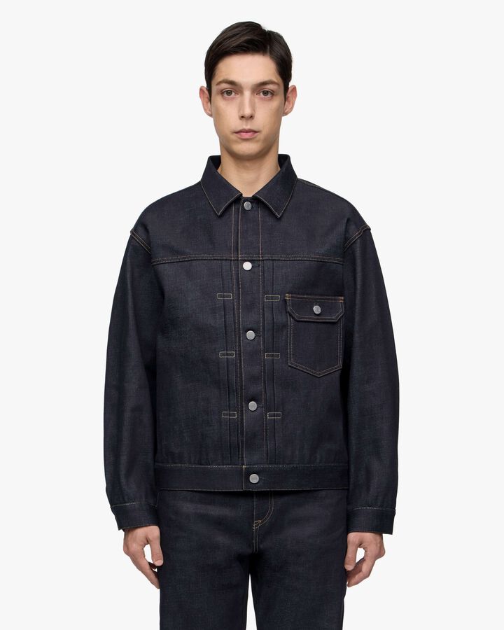 #001 STANDARD DENIM JACKET 14.7oz,, medium