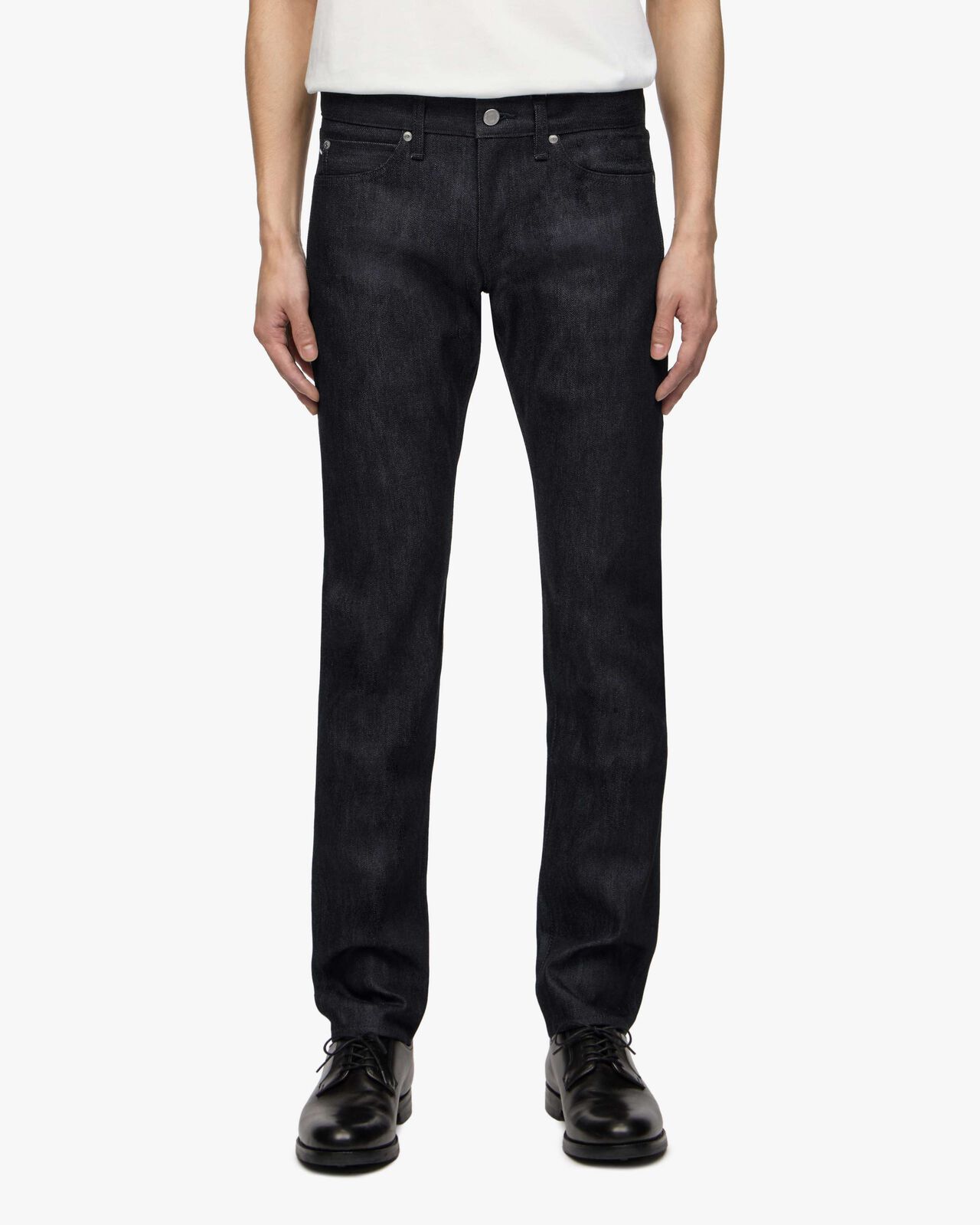 #300 CASHMERE SLIM 13.7oz ZIPPER FLY,Indigo, large image number 0