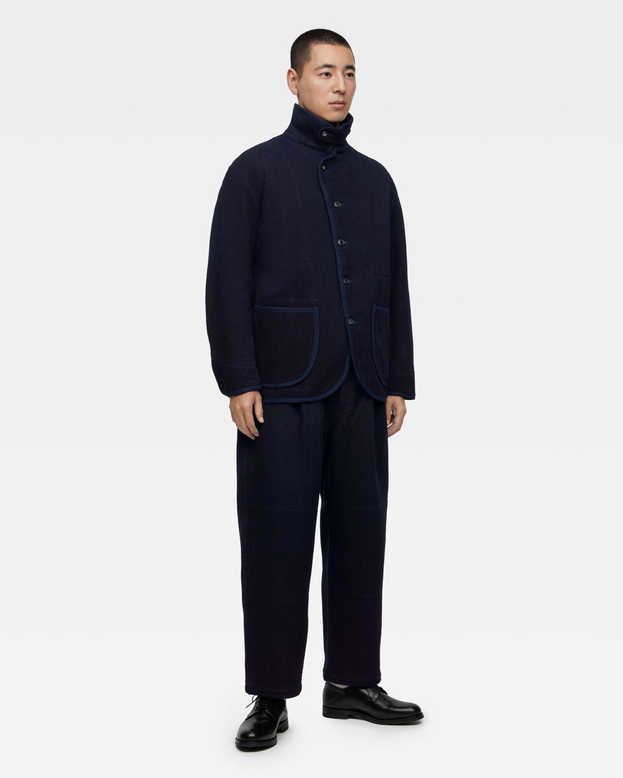 HEAVY SASHIKO JACKET,Indigo, large image number 3