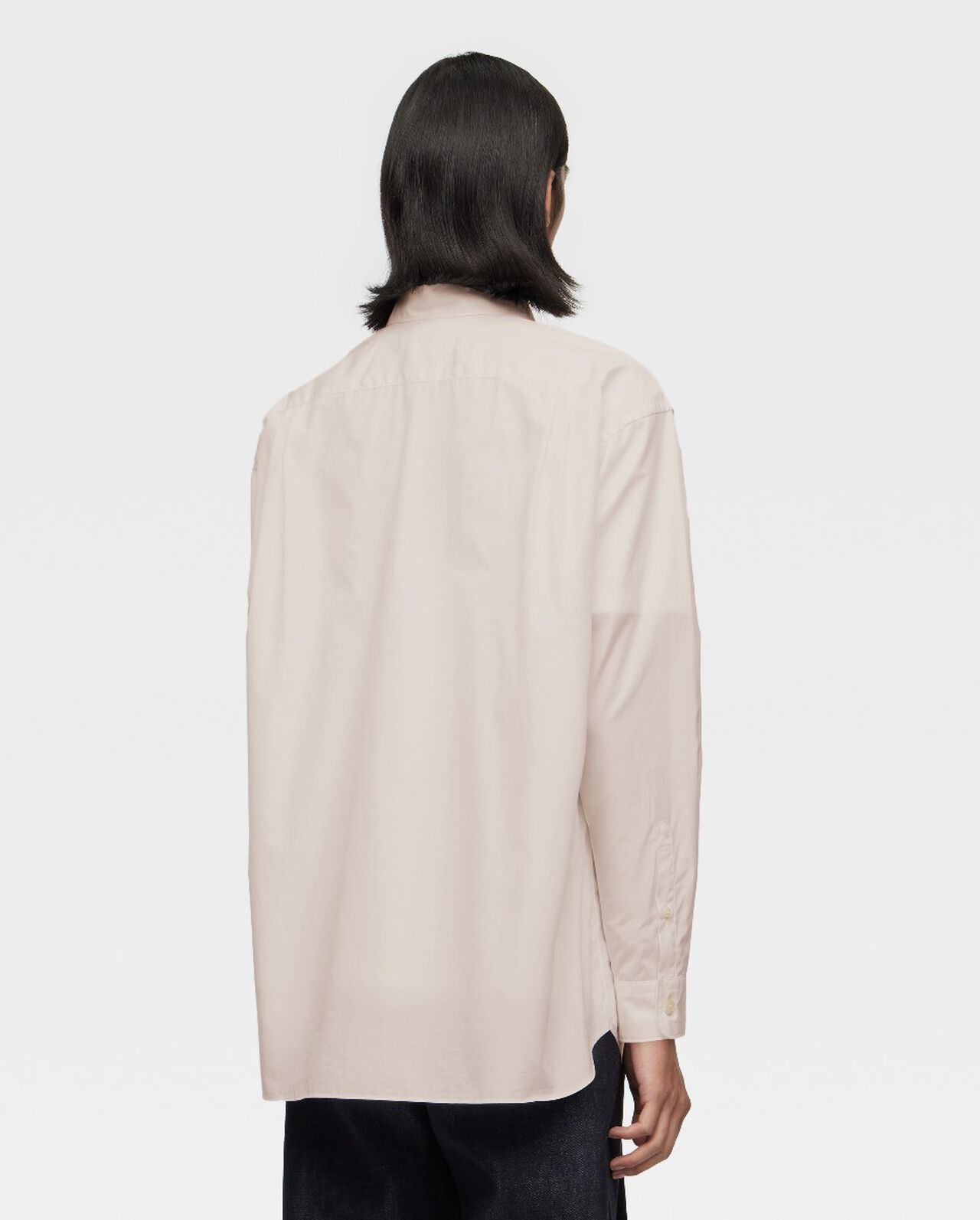 BROAD L/S SHIRT - SAKURA DYED,PIN, large image number 4
