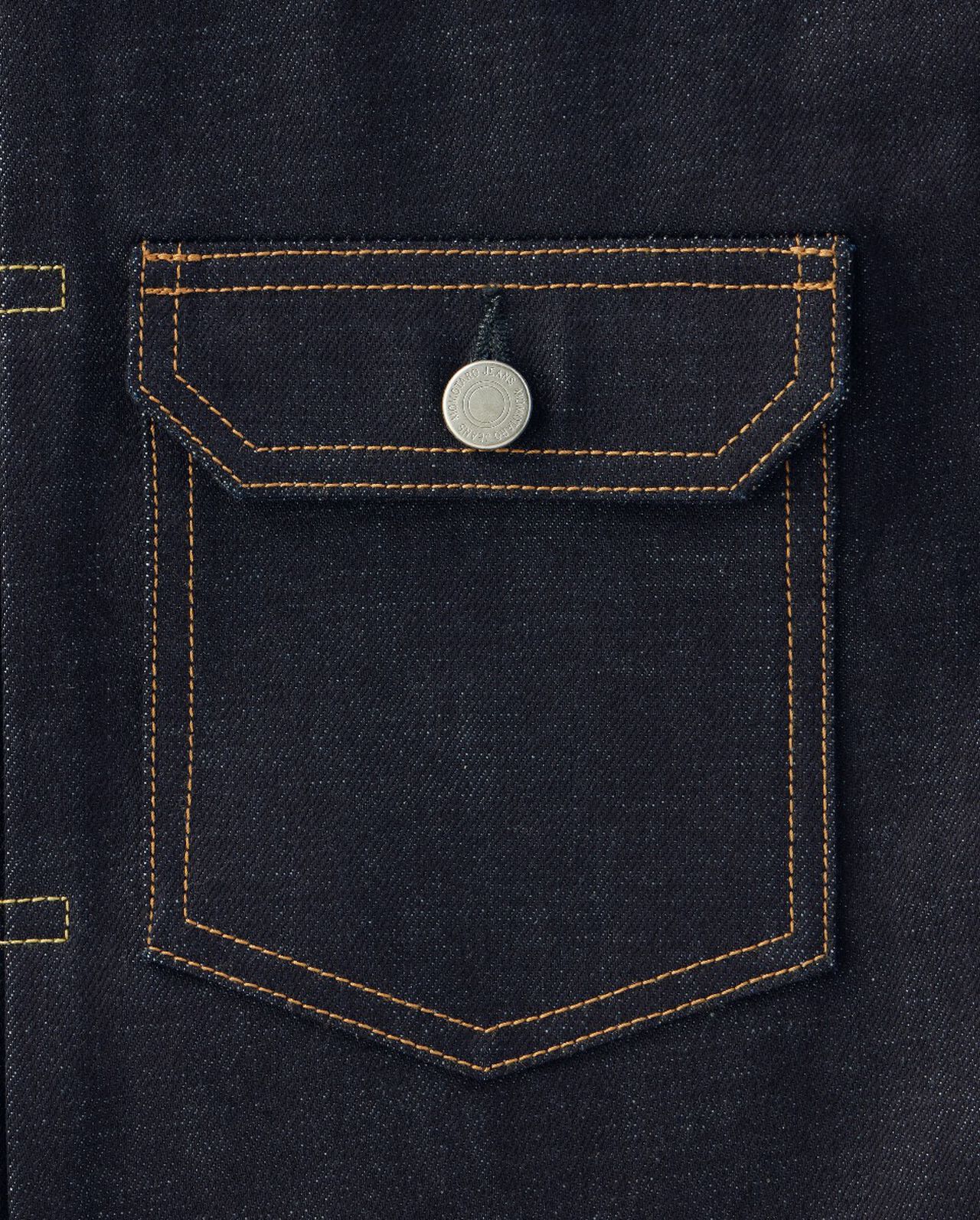 #001 STANDARD DENIM JACKET 14.7oz,Indigo, large image number 10