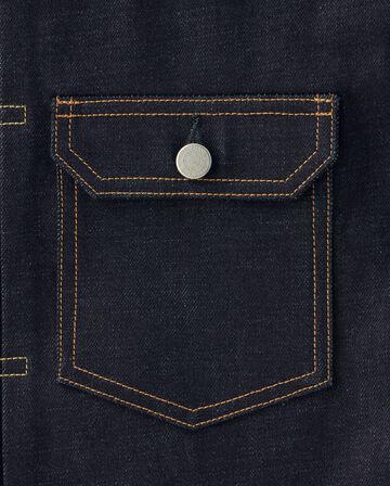 #001 STANDARD DENIM JACKET 14.7oz,Indigo, large image number 10