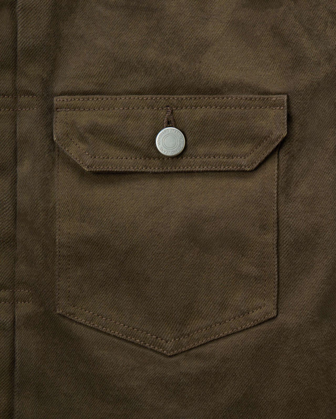 #002 DENIM JACKET - MOSS,KHAKI, large image number 8