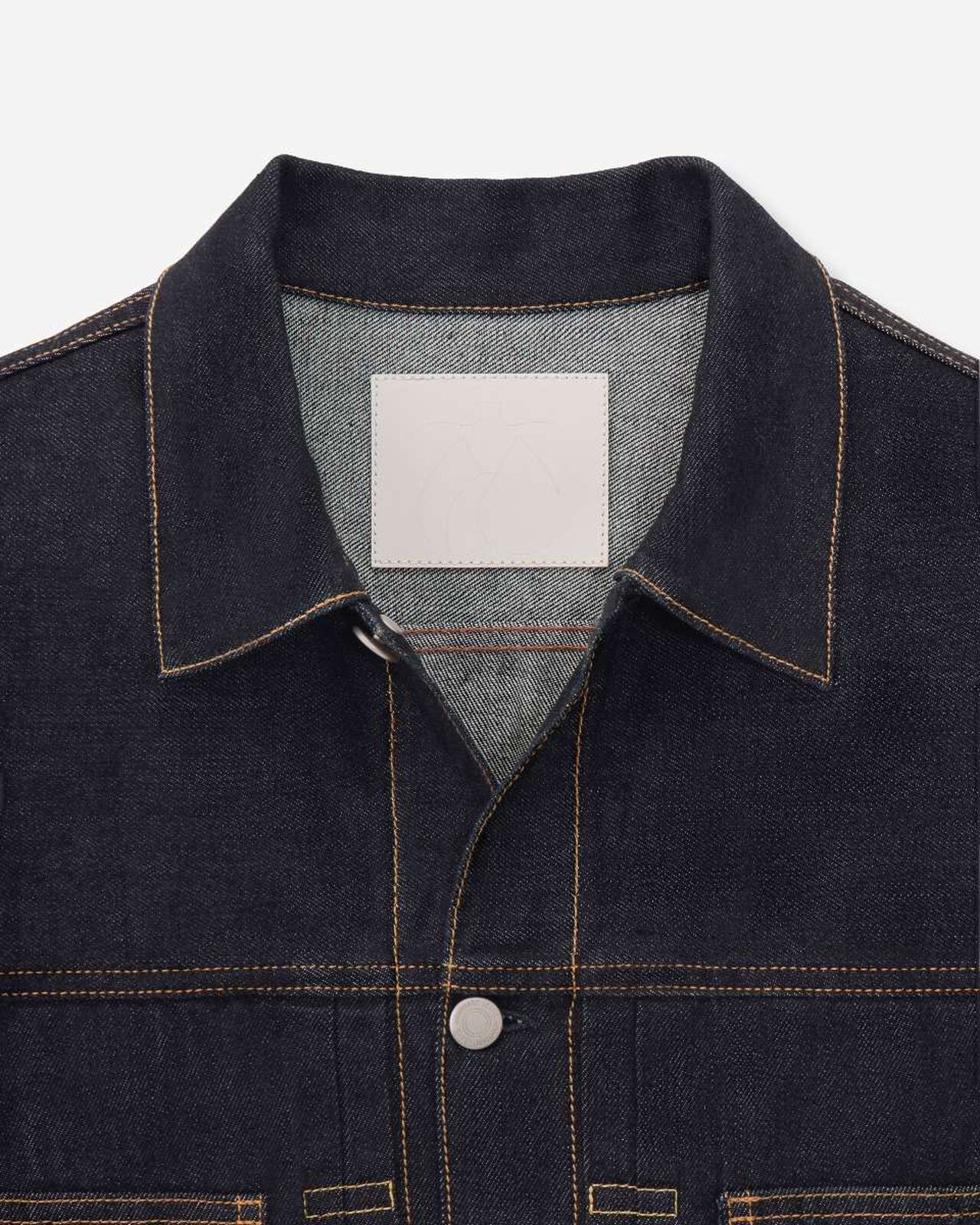 #002 DENIM JACKET - 11oz,Indigo, large image number 9