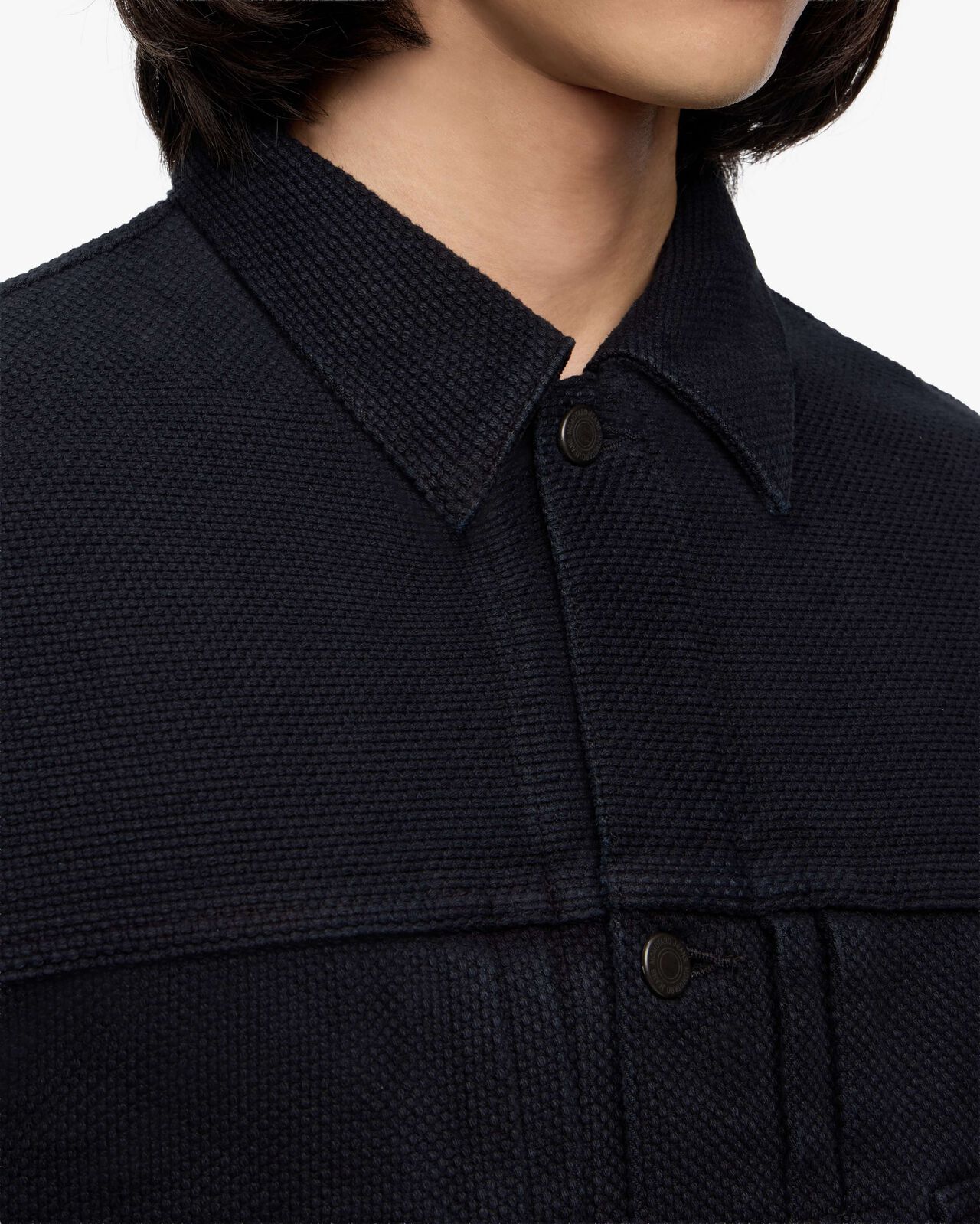 #002 SASHIKO JACKET-OVERDYE,Indigo, large image number 4