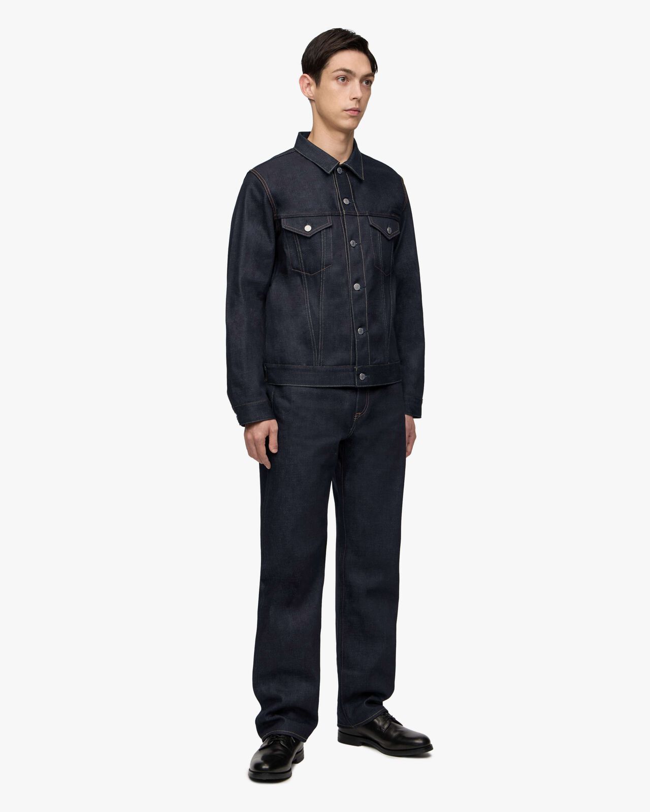 #003 STANDARD DENIM JACKET 14.7oz,Indigo, large image number 4