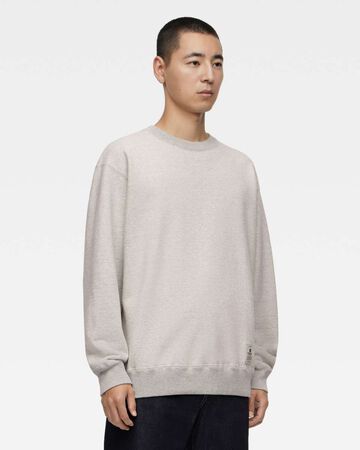 HEAVY TERRY SWEAT SHIRT,gris, large image number 1