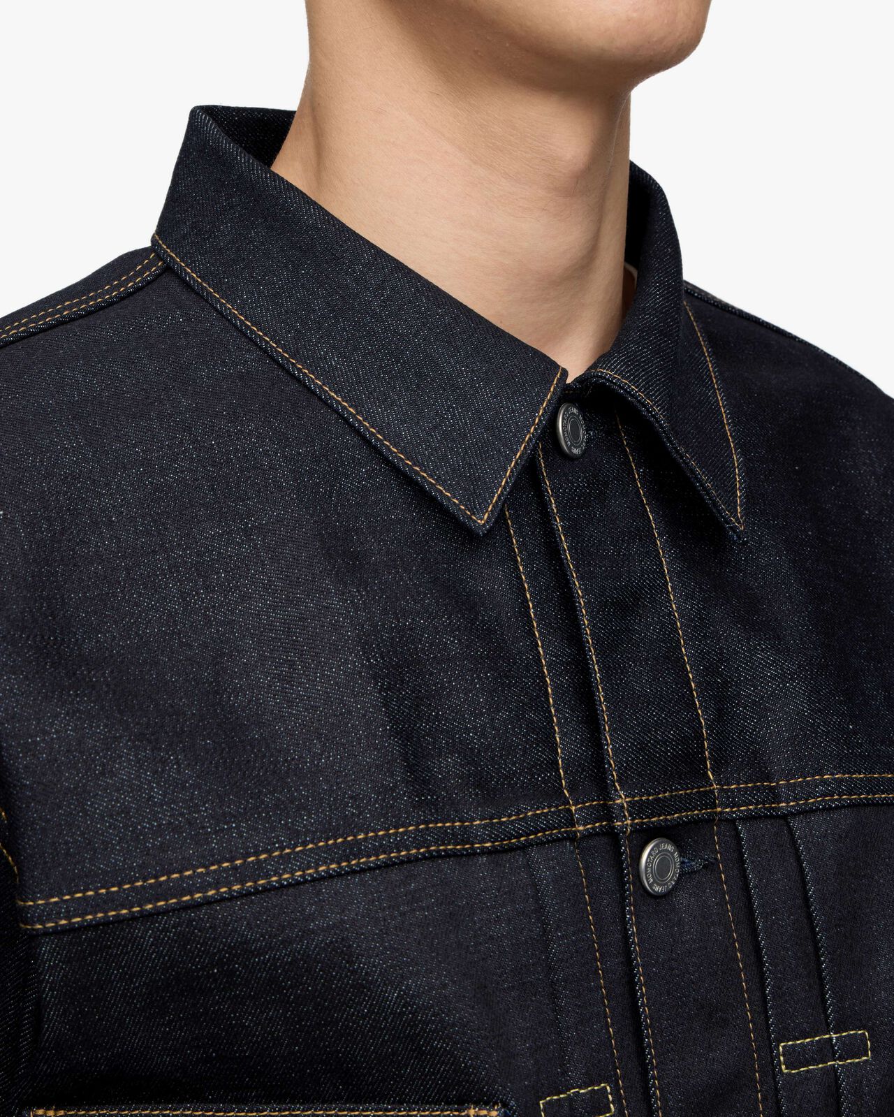 #002 STANDARD DENIM JACKET 14.7oz,Indigo, large image number 7
