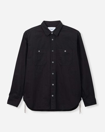 SASHIKO L/S SHIRT,Indigo, large image number 5