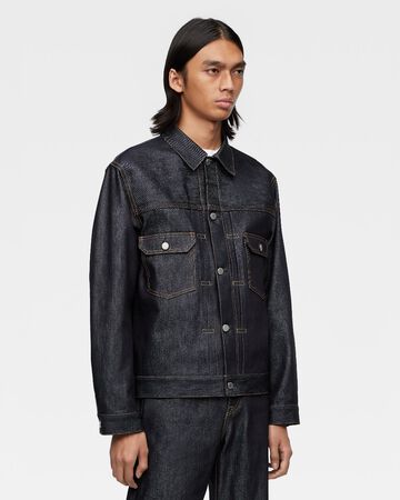 #002 SILK DENIM JACKET 15oz,Indigo, large image number 1