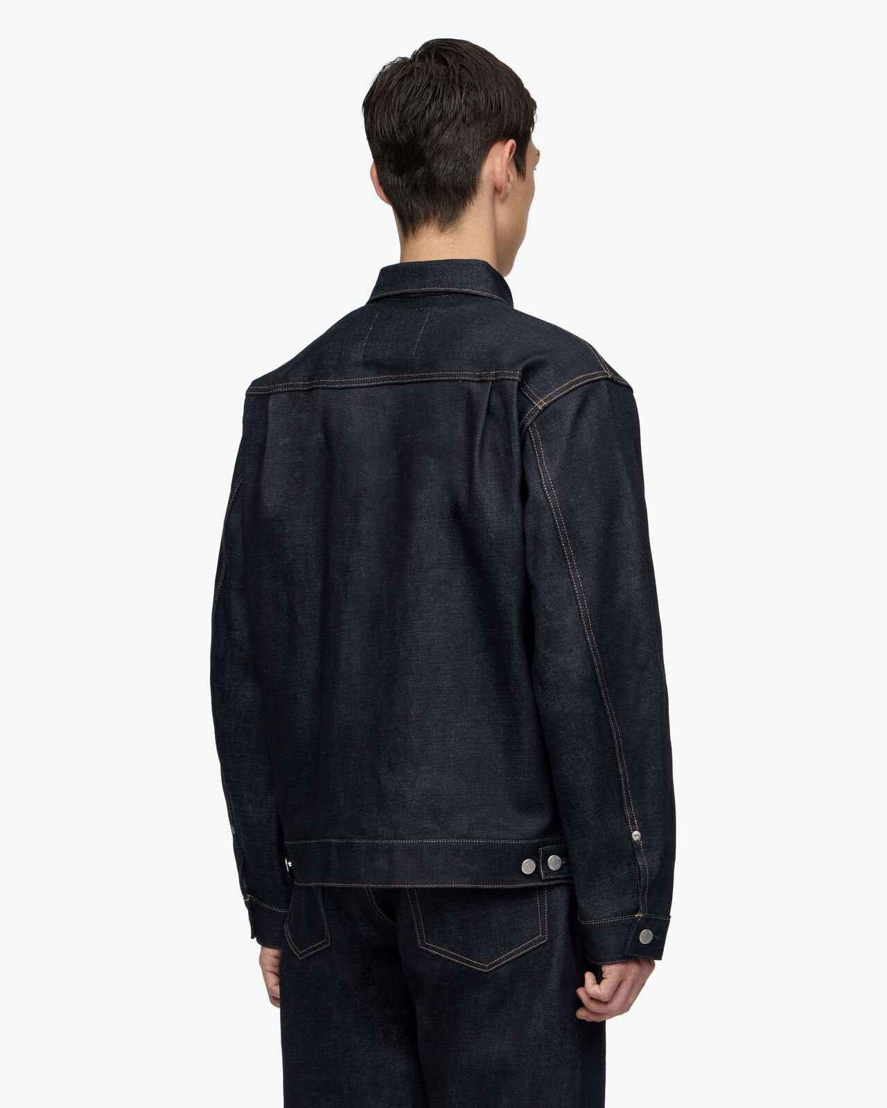 #002 STANDARD DENIM JACKET 14.7oz,Indigo, large image number 2