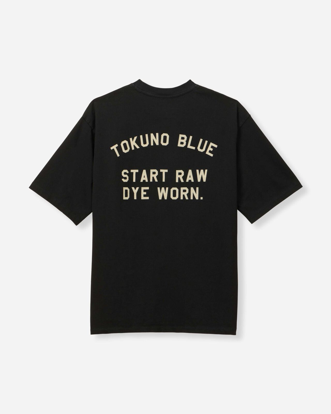 ZIMBABWE COTTON S/S TEE - TOKUNO BLUE,BLK, large image number 5