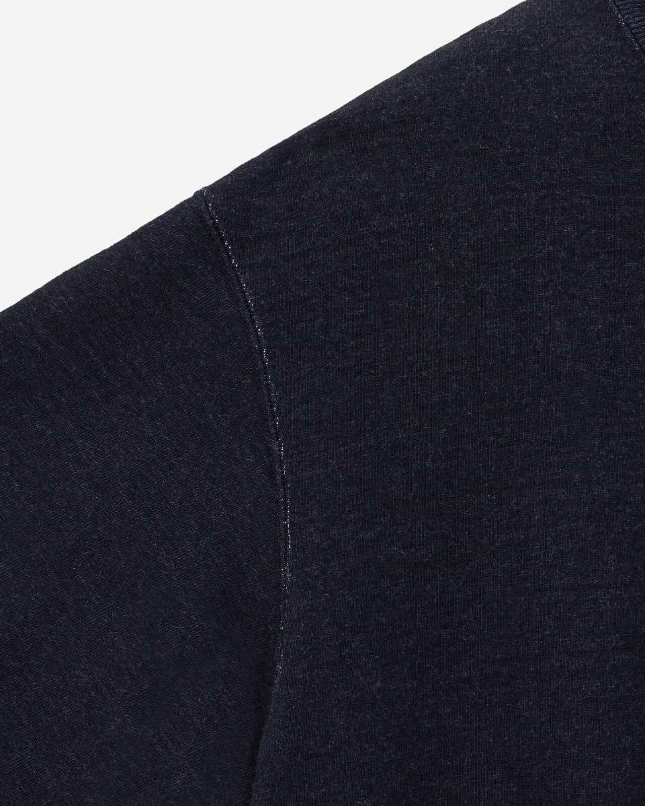 INDIGO SWEAT CREW NECK PO-YARN DYE,Indigo, large image number 8