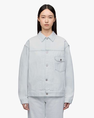#001 DENIM JACKET - HIGH FADE BLUE,Indigo, large image number 4