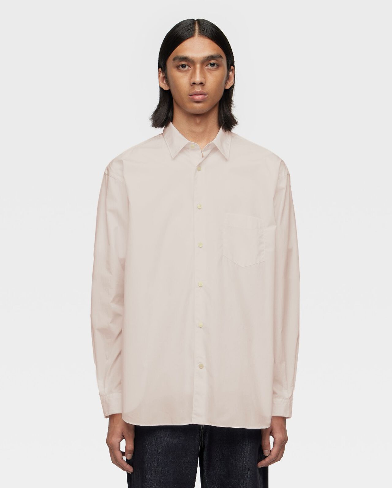 BROAD L/S SHIRT - SAKURA DYED,PIN, large image number 0