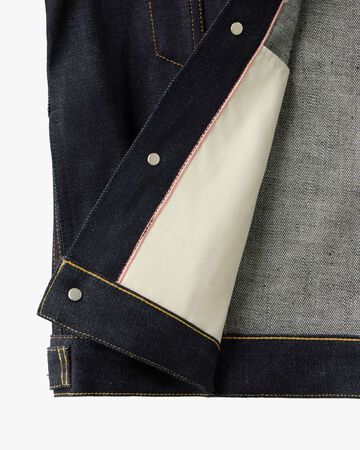 #013 STANDARD DENIM JACKET WOMEN'S 14.7oz,Indigo, large image number 5