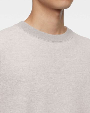 HEAVY TERRY SWEAT SHIRT,gris, large image number 4