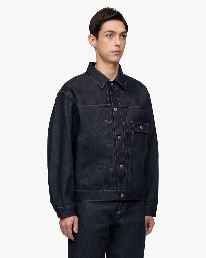 #001 STANDARD DENIM JACKET 14.7oz,, medium
