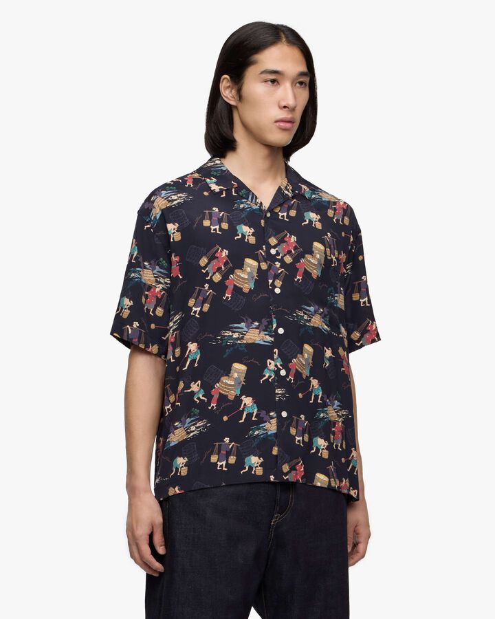 RAYON S/S  SHIRT,, medium