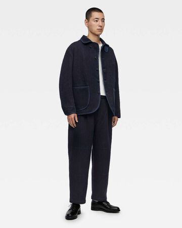 SASHIKO PANTS,Indigo, large image number 3