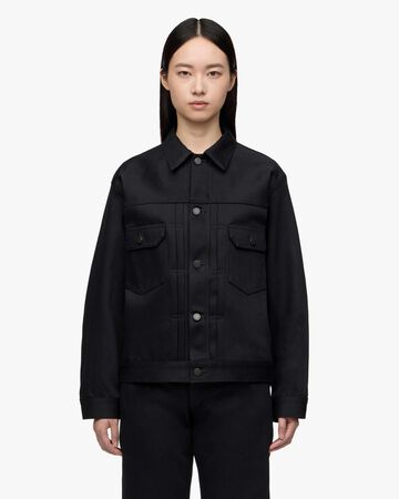 #002 STANDARD DENIM JACKET 14.7oz,BLK, large image number 5