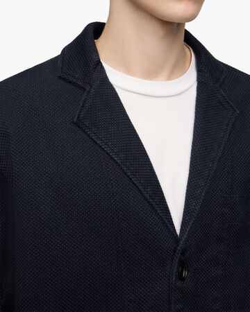 SASHIKO TAILORED JACKET-OVERDYE,Indigo, large image number 4