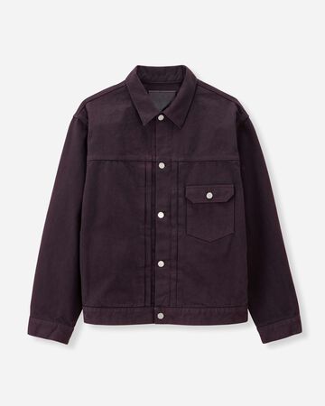 [arriving 8/21] #001 DENIM JACKET - SHIKON,PURPLE, large image number 6