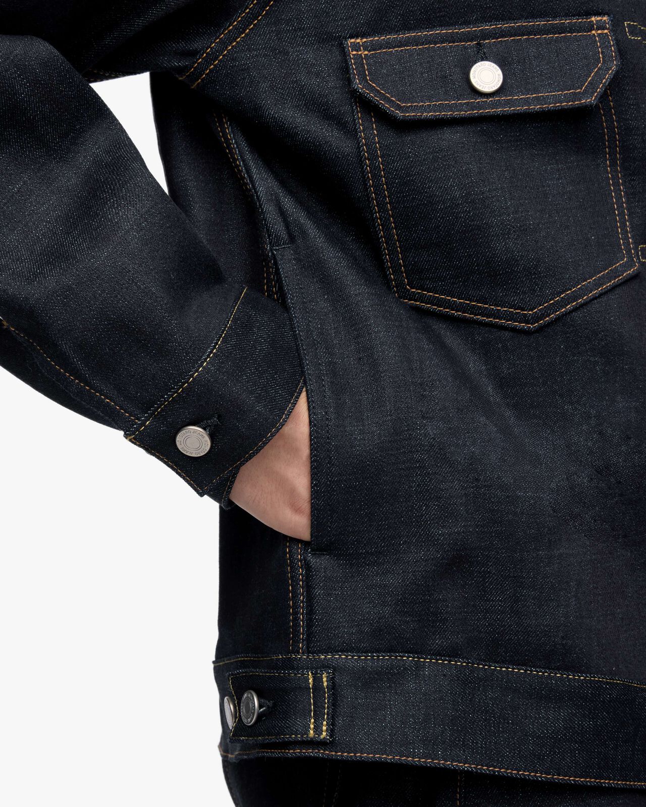 #002 STANDARD DENIM JACKET 14.7oz,Indigo, large image number 8