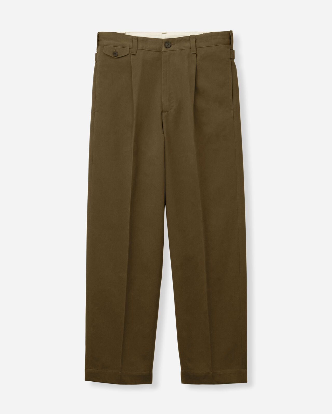 WESTPOINT TROUSERS-FABRIC DYE,KHAKI, large image number 2