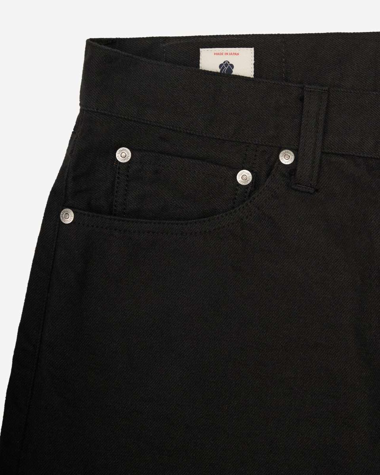 #100 STRAIGHT - KYOTOMONTSUKI DYED,BLK, large image number 12