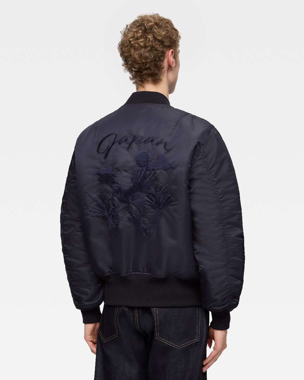 EMBROIDERY MA-1,NAVY, large image number 2