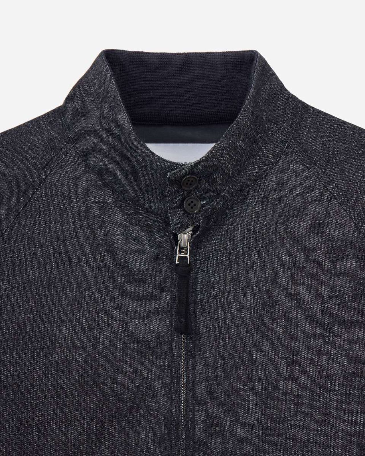 DENIM DRIZZLER JACKET,Indigo, large image number 9