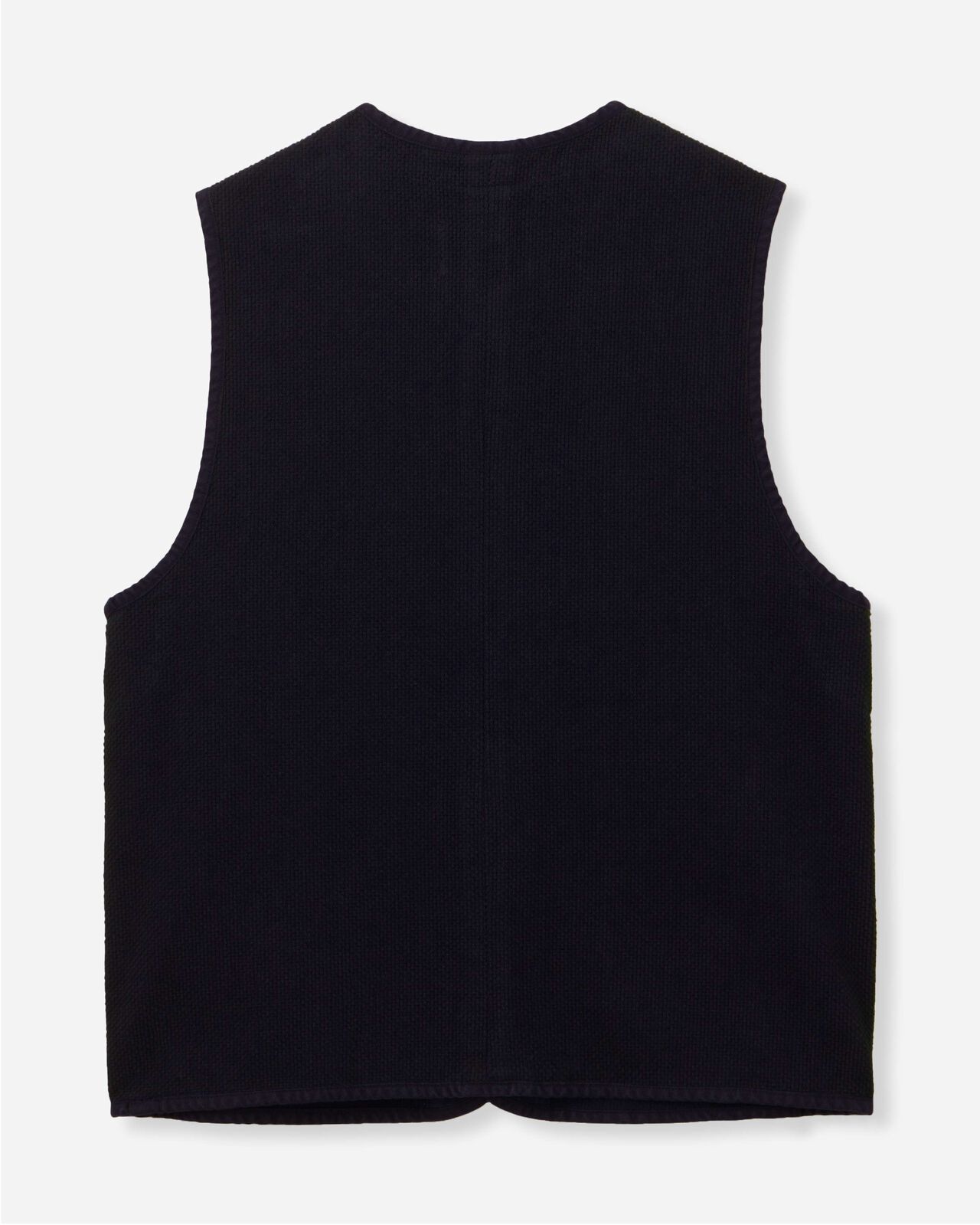 SASHIKO VEST-OVERDYE,Indigo, large image number 6