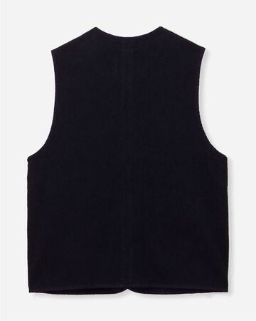 SASHIKO VEST-OVERDYE,Indigo, large image number 6