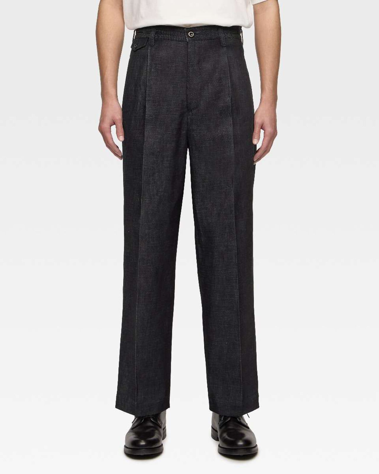 DENIM TROUSERS,Indigo, large image number 0