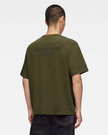 HEAVY OUNCE S/S TEE - ALPHABET (BACK),OD, large image number 2