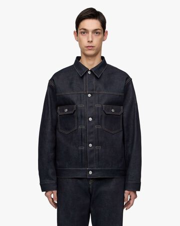 #002 STANDARD DENIM JACKET 14.7oz,Indigo, large image number 0