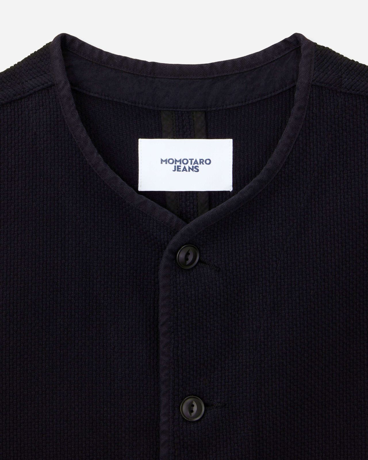 SASHIKO VEST-OVERDYE,Indigo, large image number 7