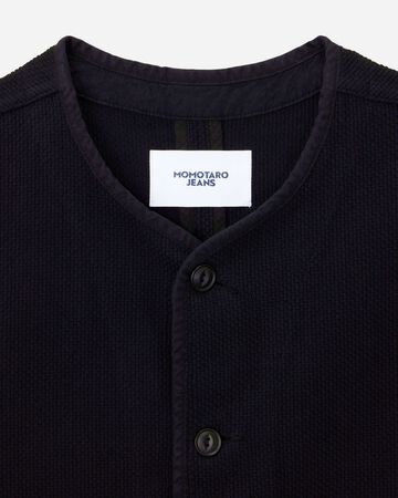 SASHIKO VEST-OVERDYE,Indigo, large image number 7