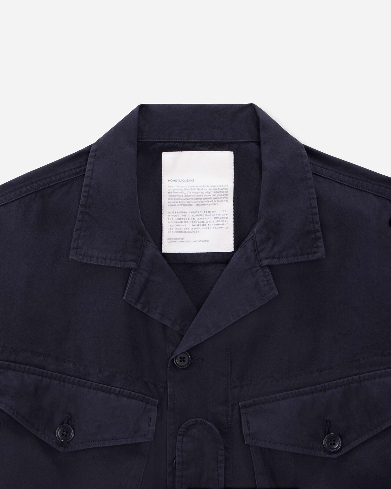 CO×SI L/S SHIRT,Indigo, large image number 7