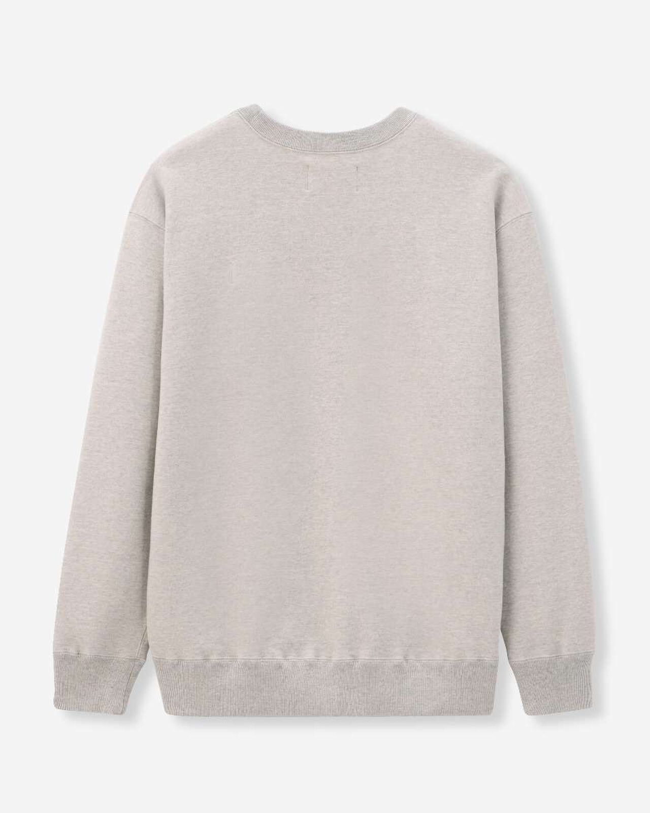 HEAVY TERRY SWEAT SHIRT,gris, large image number 6