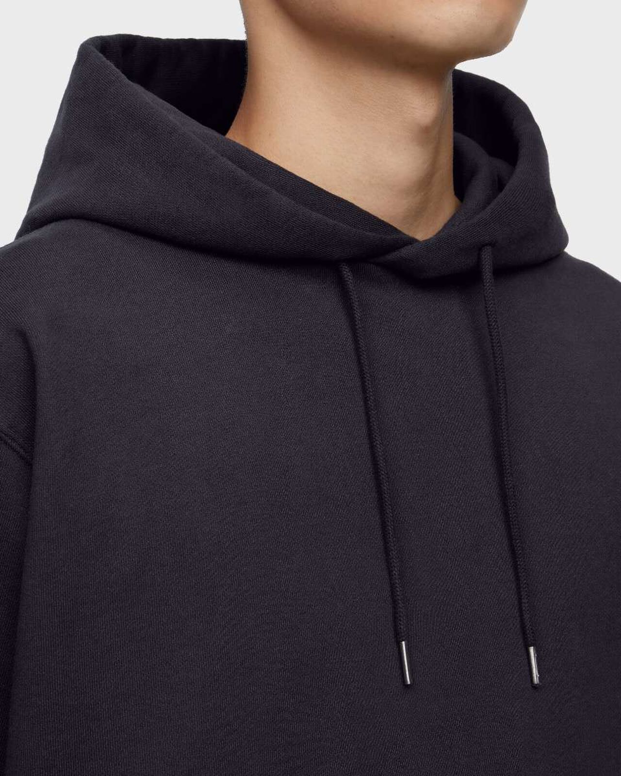 HEAVY TERRY HOODY,NAVY, large image number 4