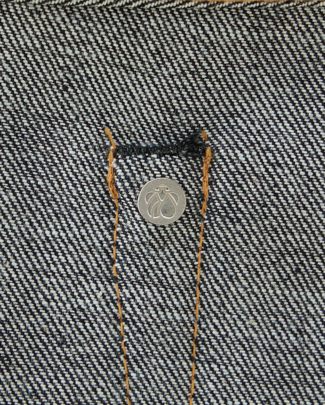#500  STANDARD NARROW STRAIGHT 14.7oz ZIPPER FLY,Indigo, large image number 15