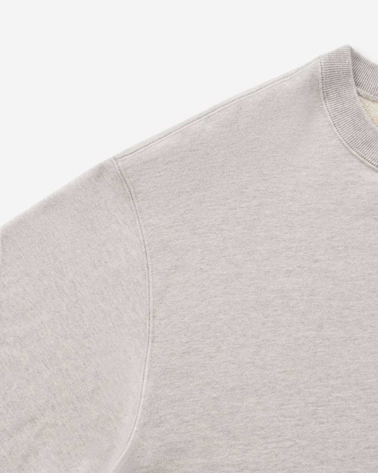 HEAVY TERRY SWEAT SHIRT,gris, large image number 8