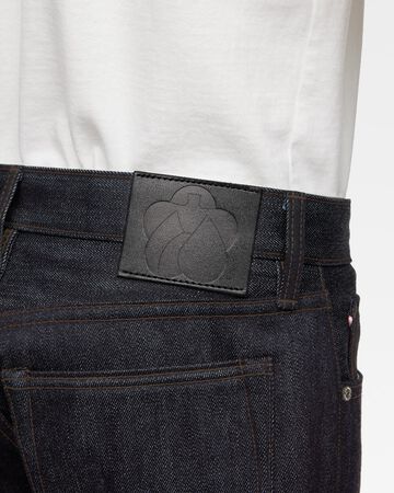 #200 CASHMERE TAPERED 13.7oz ZIPPER FLY,Indigo, large image number 4