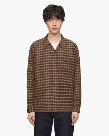 SUPIMA COTTON CHECK SHIRTS,GRY, large image number 11