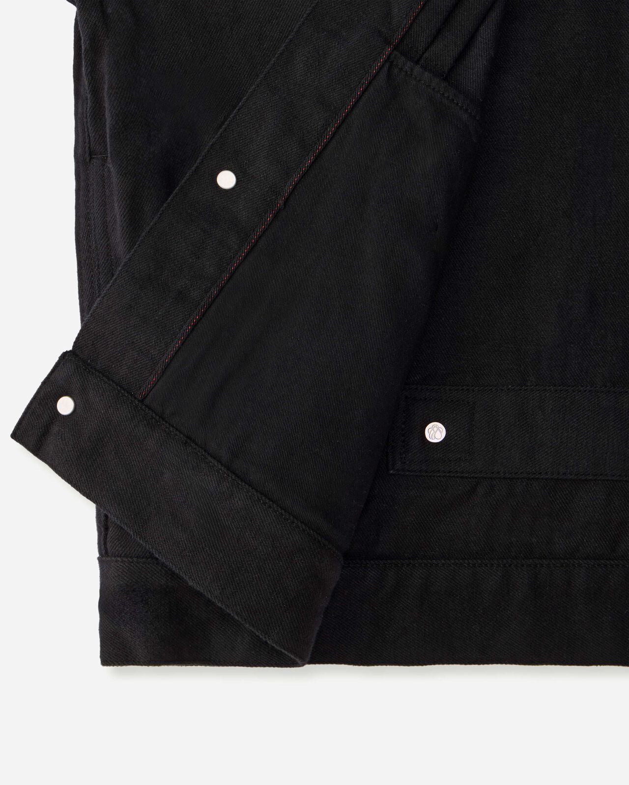 #001 DENIM JACKET - KYOTOMONTSUKI DYED,BLK, large image number 10