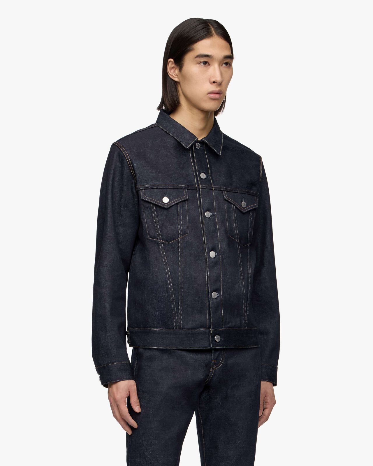 #003 STANDARD DENIM JACKET 14.7oz,Indigo, large image number 1